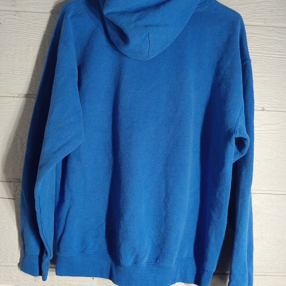 Vintage 90s Superman Metropolis, Illinois 1998 Hoodie Sweatshirt - Picture 2 of 5